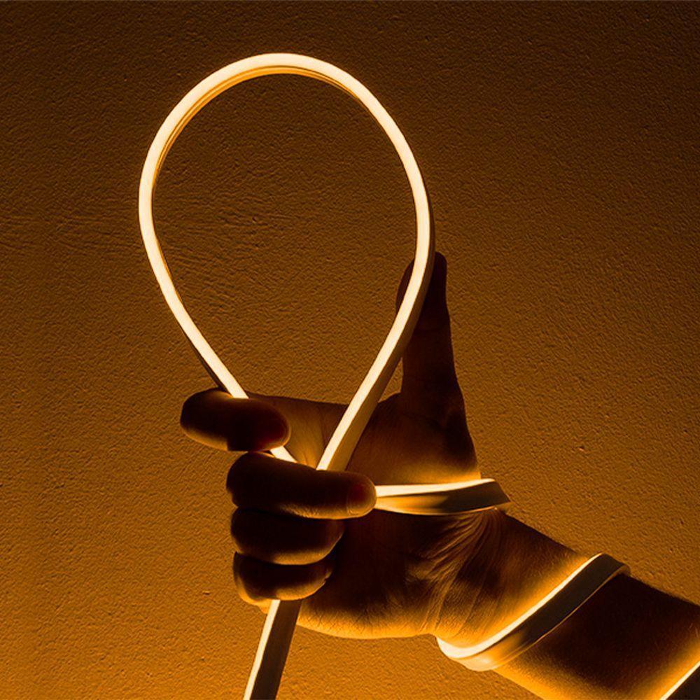 Fita De Led Neon Taschibra 8w/m Ip65 12v Cores | Valor Do Metro Laranja - 1