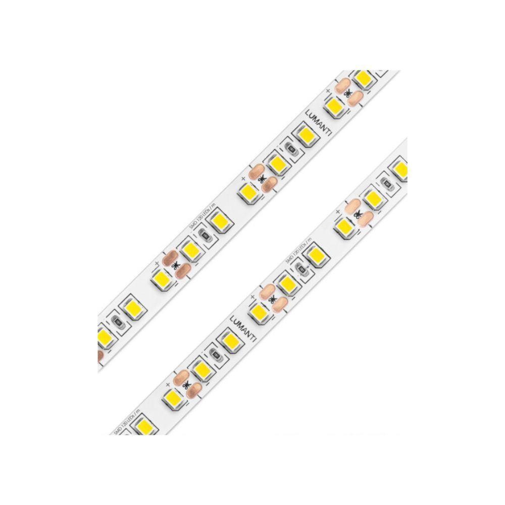 Fita Led 12v C- 120 Leds Smd 5mt 10w 950 Lumens Ip20 Irc 70 - Lumanti 3000k (amarela) - 2