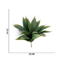 Folha Artificial Agave Com Raiz X21 Para Arranjos Verde 25 Cm F04 - D'rossi - 2