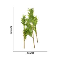 Planta Artificial Haste Bambu Real Toque X365 Verde 120 Cm F04 - D'rossi - 2