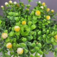 Arranjo De Folhagem Artificial Mini Flor (16cm) Amarelo - 2