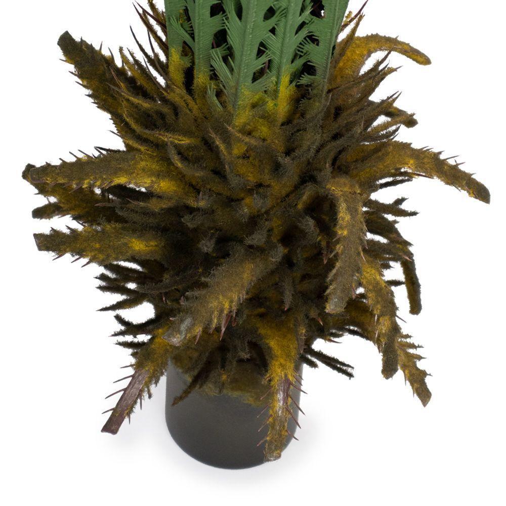 Samambaia Folhagem Artificial Cheia Com Pote X60 Verde 80 Cm F04 - D'rossi - 3