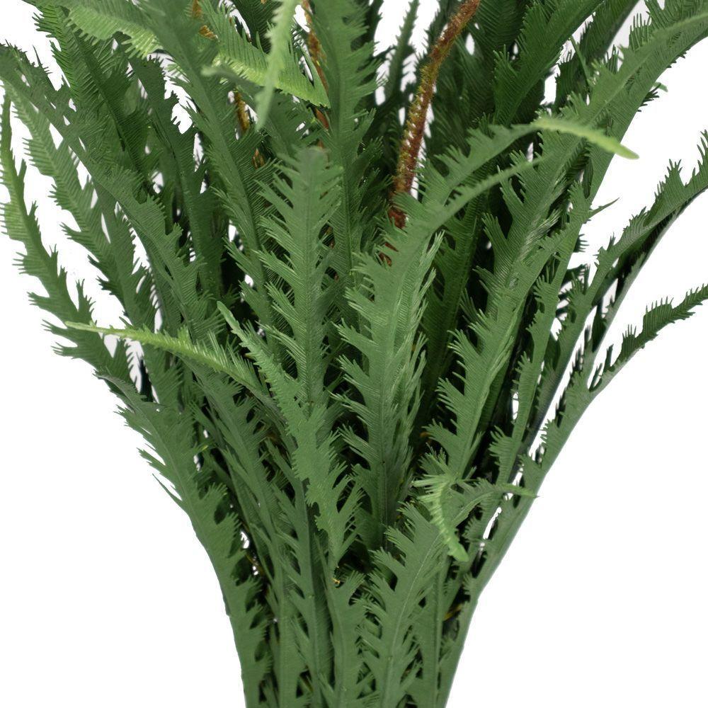 Samambaia Folhagem Artificial Cheia Com Pote X60 Verde 80 Cm F04 - D'rossi - 4
