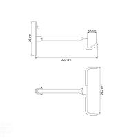 Suporte De Parede Horizontal Tramontina Para Bicicletas Tramontina - 5