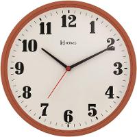 Relógio De Parede Preto 26cm Com Tic-tac Herweg 6126 Terra - 1