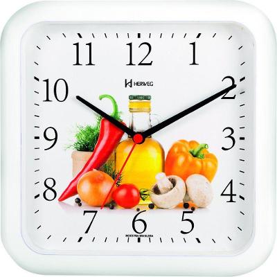 Relógio De Parede Cozinha Decorativo Frutas 660001 Branco