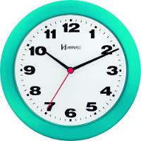 Relógio De Parede 22 Cm Herweg 6102 Diversas Cores Turquesa - 1