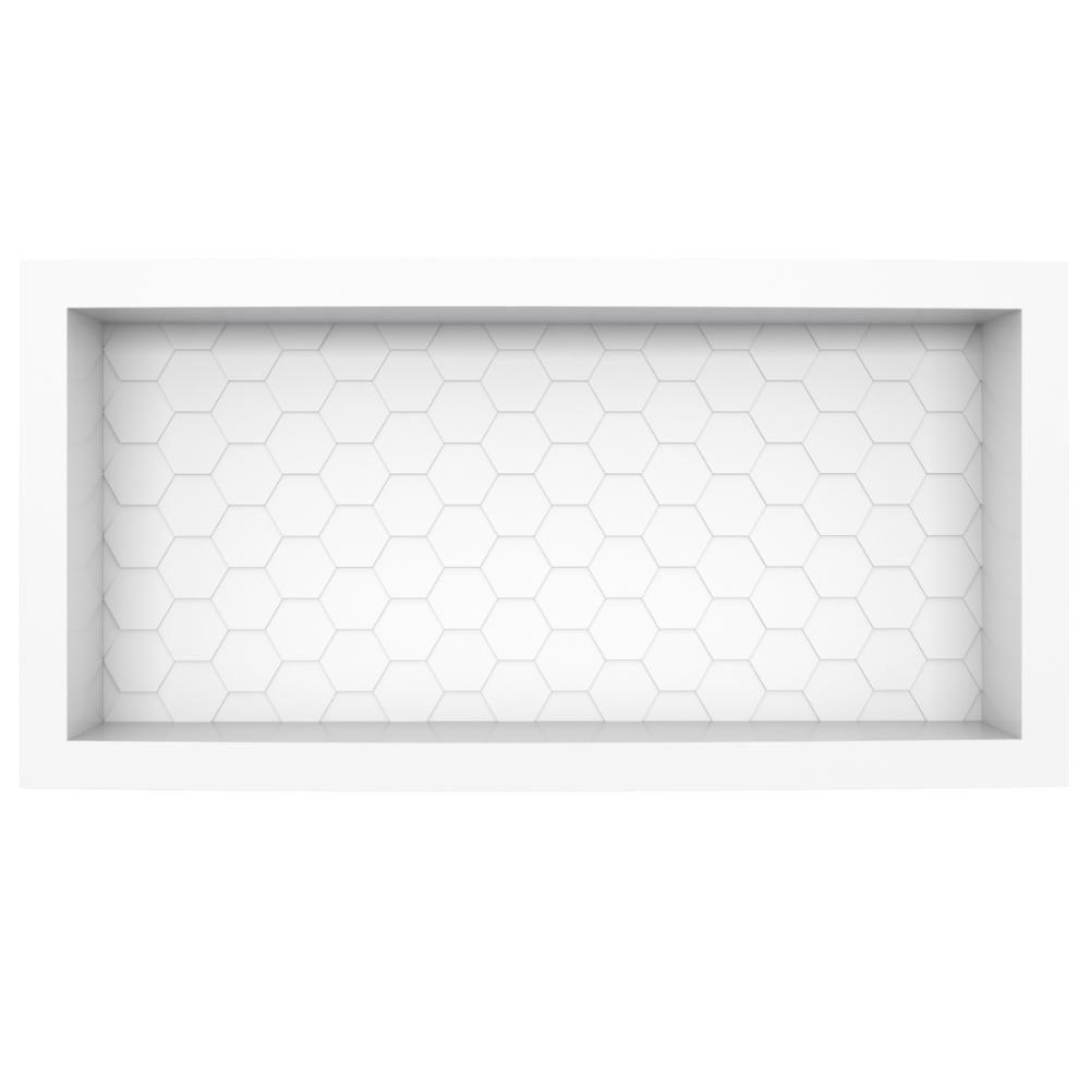 Nicho Injetado Em Plástico 60x27 Jussara Branco - 2