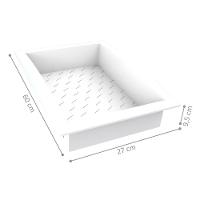 Nicho Injetado Em Plástico 60x27 Jussara Branco - 3