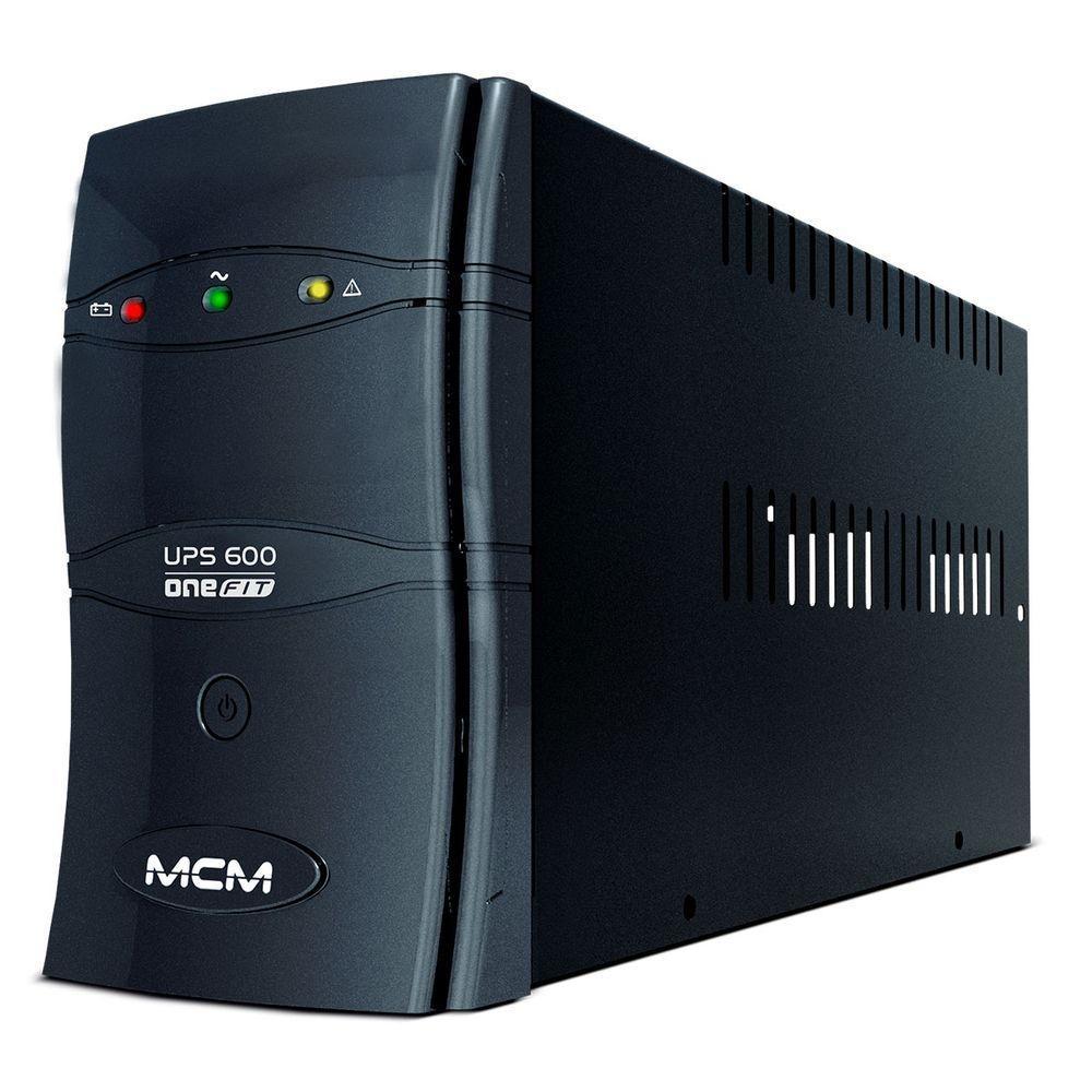 Nobreak Mcm 600va, Ups 600 One Fit, Entrada Bivolt, Saída 115v, 4 Tomadas, 1x Bat. 12v-5ah - Ups0266 - 5
