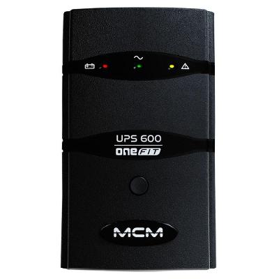 Nobreak Mcm 600va, Ups 600 One Fit, Entrada Bivolt, Saída 115v, 4 Tomadas, 1x Bat. 12v-5ah - Ups0266