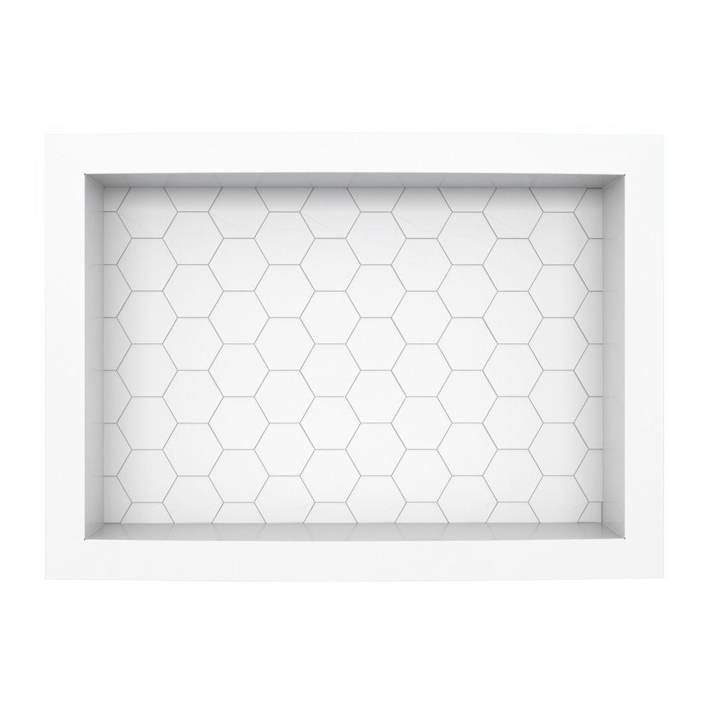 Nicho Em Plástico Injetado 40x27 Ipameri Branco - 2