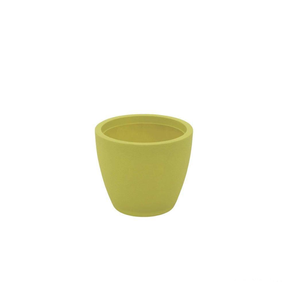 Vaso Com Prato Tramontina Asteca Eco 32 Cm Em Polietileno Bio-based Verde Tramontina - 1