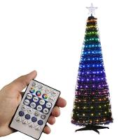 Arvore Natal Natalina Smart App Celular Cascata Pisca Pisca Magica Controle 166 Led Rgb Iluminaçao - 1