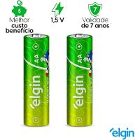 Pilha Alcalina Aa Pequena Cartela Com 4 Unidades Elgin - 6