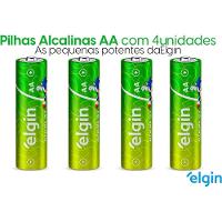Pilha Alcalina Aa Pequena Cartela Com 4 Unidades Elgin - 7