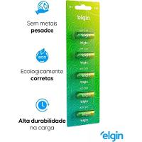 Bateria Alcalina A23 12v Cartela Com 5 Unidades Elgin
