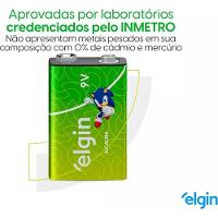 Bateria Alcalina 9v Comum Cartela Com 1 Unidade Elgin - 2
