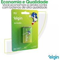 Bateria Alcalina 9v Comum Cartela Com 1 Unidade Elgin - 3