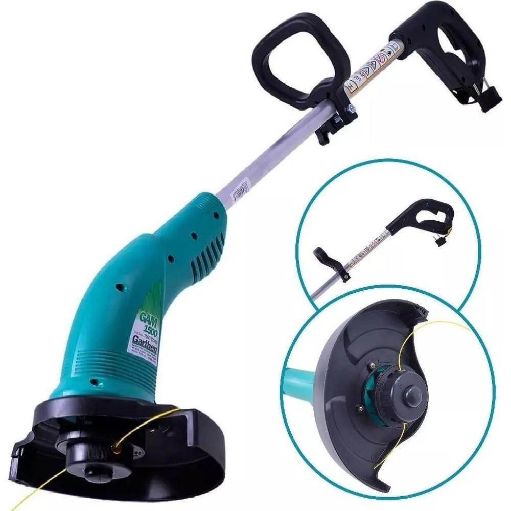 Aparador De Grama Gam-1500bp 1500w 127v Bipartido Garthen - 2