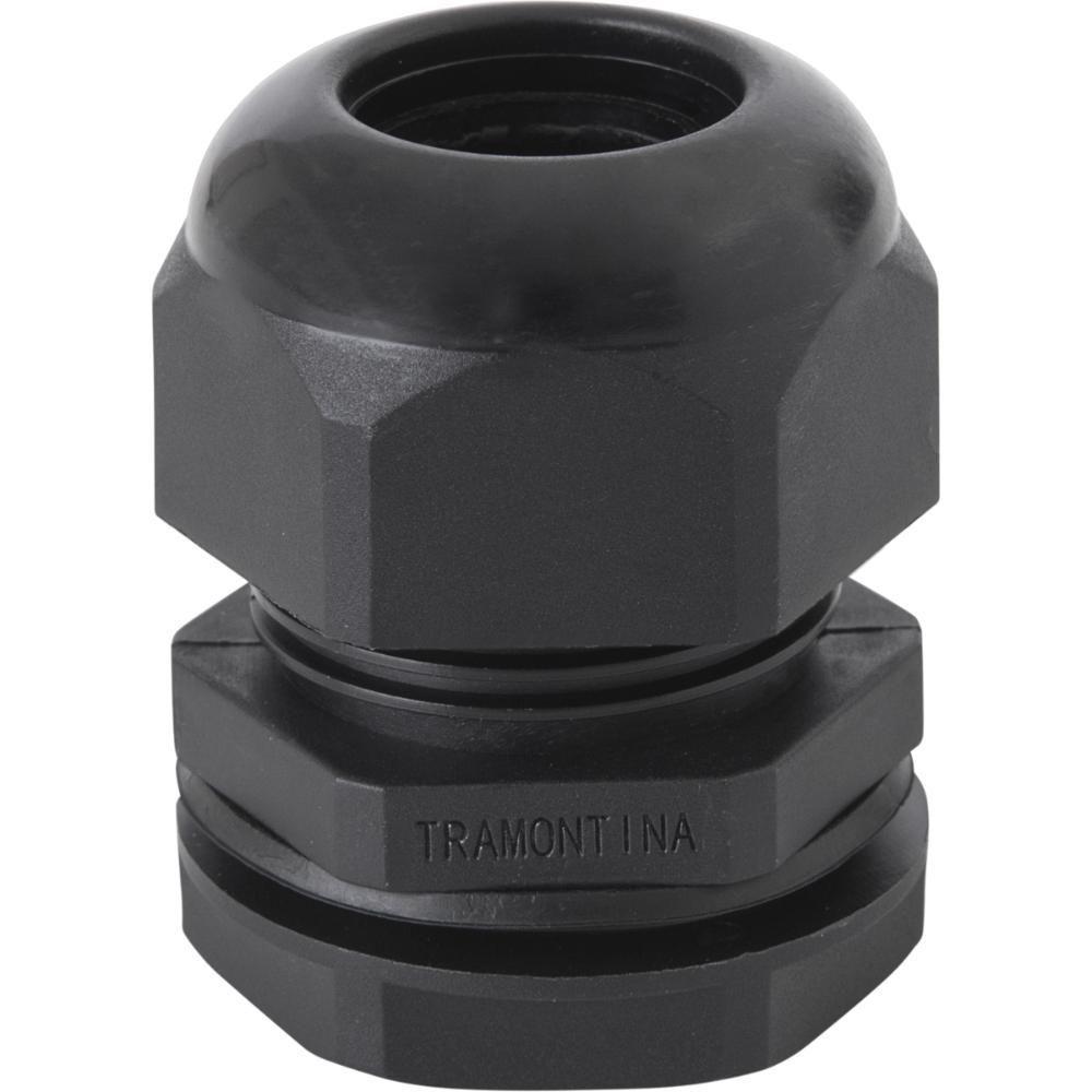 Conector Prensa-cabo 2 Polegadas Tramontina Em Termoplástico Preto Com Bucha - 1