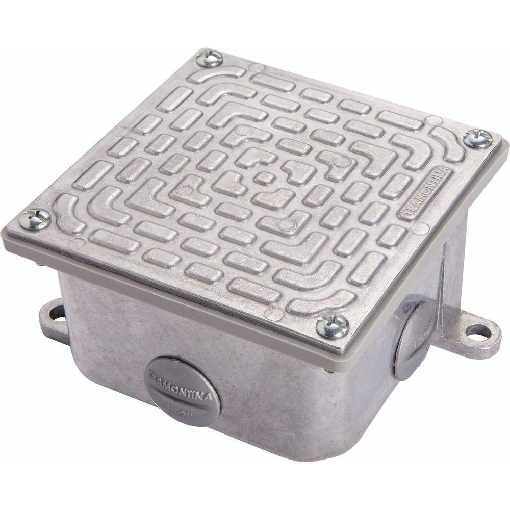 Caixa De Passagem Cp 15x15 Com Saída De 1.1-2 Polegada Tramontina - 1