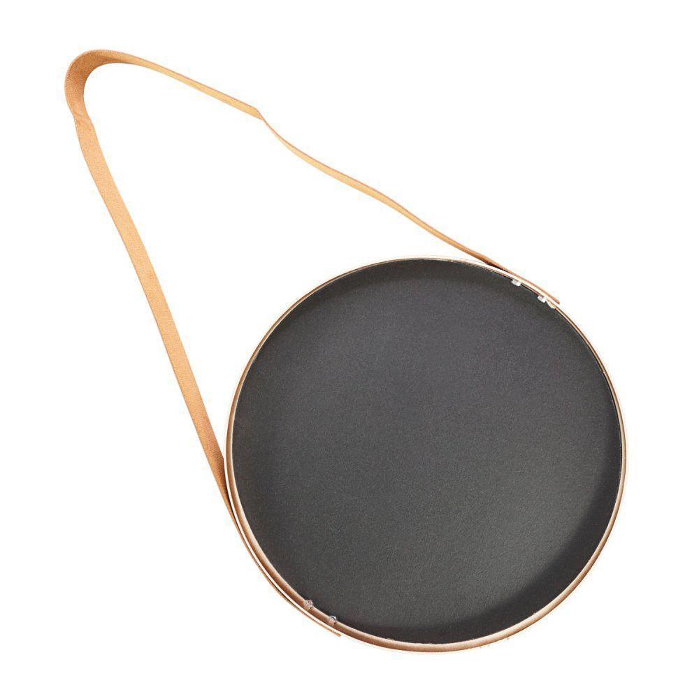 Espelho Decorativo Pequeno Redondo 33cm Rose Gold - 6