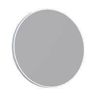 Espelho Em Aço Redonda Andradas Branco - 1