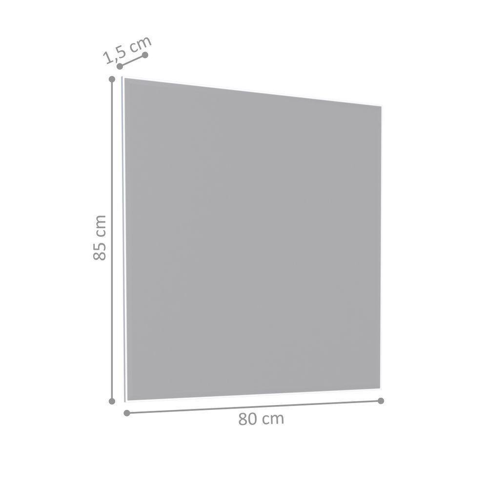 Espelho Para Banheiro 80x85 Betim Branco - 3