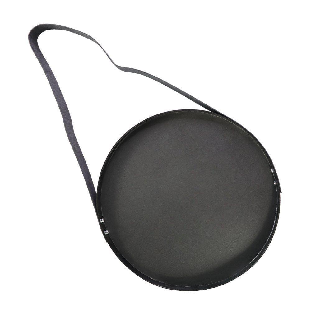 Espelho Decorativo Pequeno Redondo 33cm Preto - 6