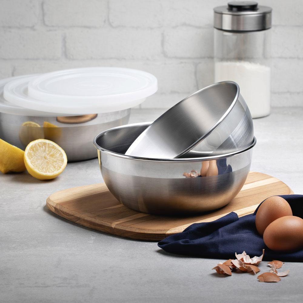 Jogo De Potes Em Aço Inox Com Tampa Plástica Freezinox 3 Peças - Tramontina 64220160 - 8