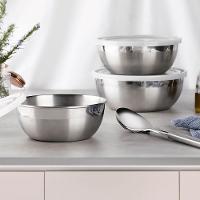 Jogo De Potes Em Aço Inox Com Tampa Plástica Freezinox 3 Peças - Tramontina 64220160 - 7