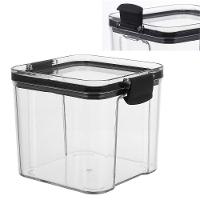 Pote Hermetico Conserva Veda Trava 700ml Acrilico Transparente Mantimento Tempero Alimento Cozinha - 1