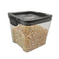 Pote Hermetico Conserva Veda Trava 700ml Acrilico Transparente Mantimento Tempero Alimento Cozinha - 9