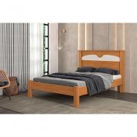 Cama De Casal Amsterdã Estrado Resistente Camas Fenix Cor:nature-off White - 2