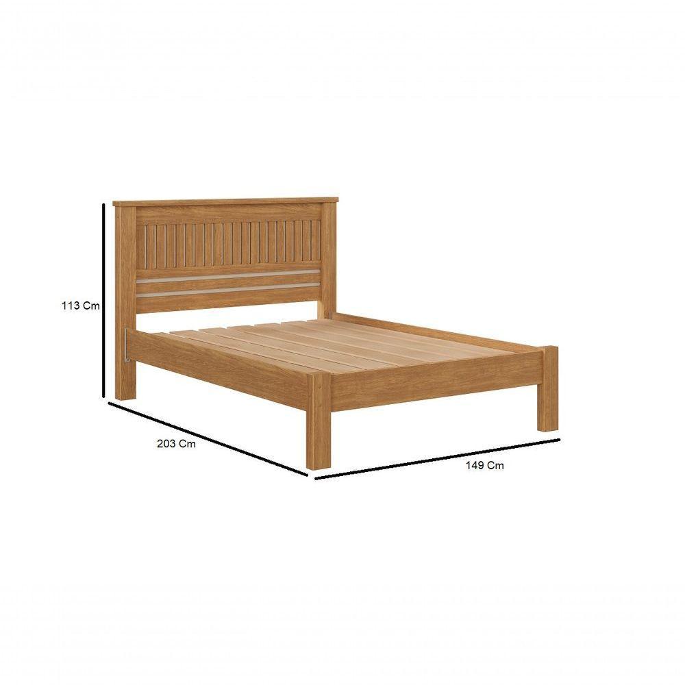 Cama De Casal Mônaco P- Colchão 188x138cm Camas Fenix Cor:cinamomo-off White - 3