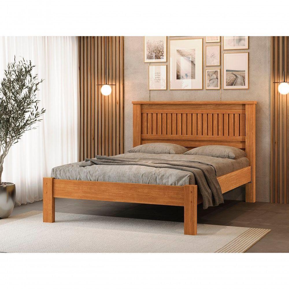 Cama De Casal Mônaco Estrado Resistente Camas Fenix Cor:nature - 3