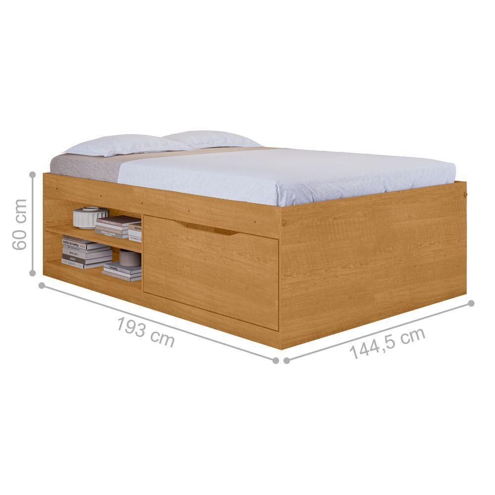 Box Solteiro Com Sapateira Uberaba Naturalle - 4