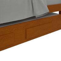 Cama Solteiro Bibox 2 Gavetas Athenas Frassino Off White