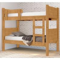 Cama Beliche Com Colchão Solteiro Toledo Naturalle - 1