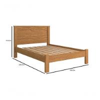 Cama De Casal Amsterdã P- Colchão 188x138cm Camas Fenix Cor:cinamomo - 2