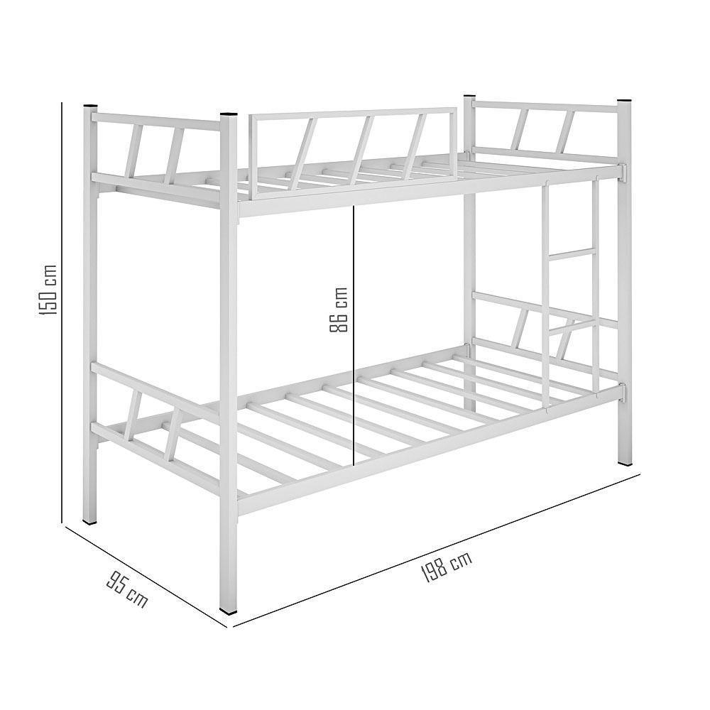 Beliche Solteiro Estilo Industrial De Ferro Cor Branco Cor:branco - 3