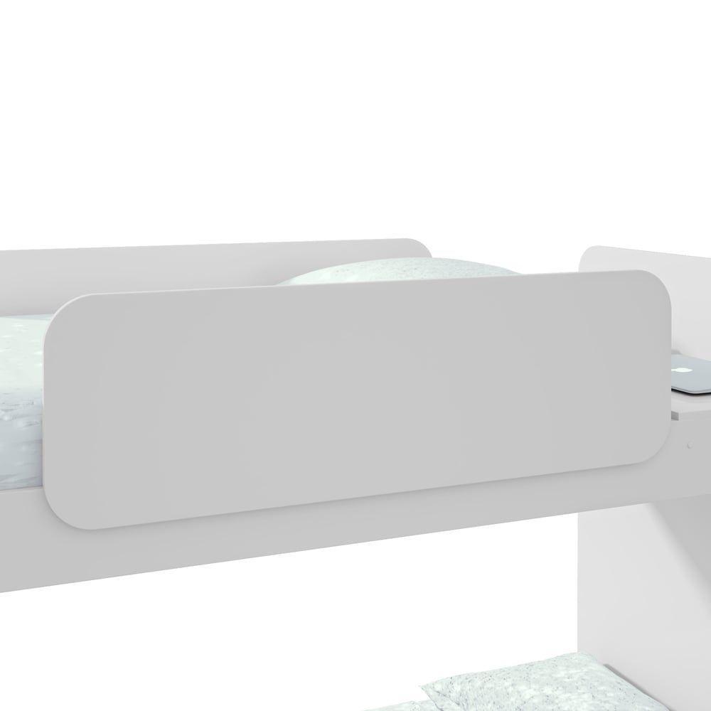 Beliche Solteiro Cantos Arredondados Com Led Olga Branco - 7