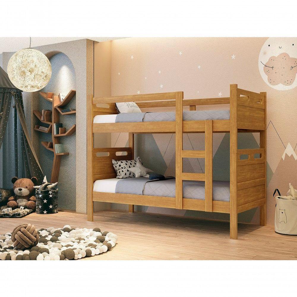 Beliche Jaspe Quarto Solteiro Com Proteção Lateral Resistente Cor:cinamomo - 2