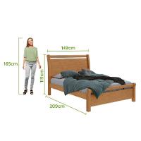 Cama Casal Reali Amendoa Clean - 6