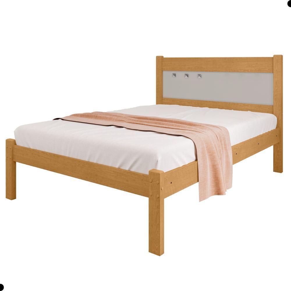 Cama De Casal Flex Iturama Naturalle Off White - 4