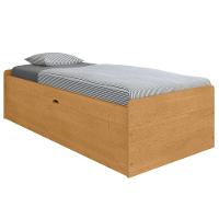 Cama De Solteiro Com Baú Naviraí Naturalle - 3