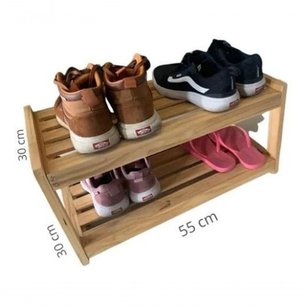 Sapateira Infantil Madeira Treliça Dobravel - 2