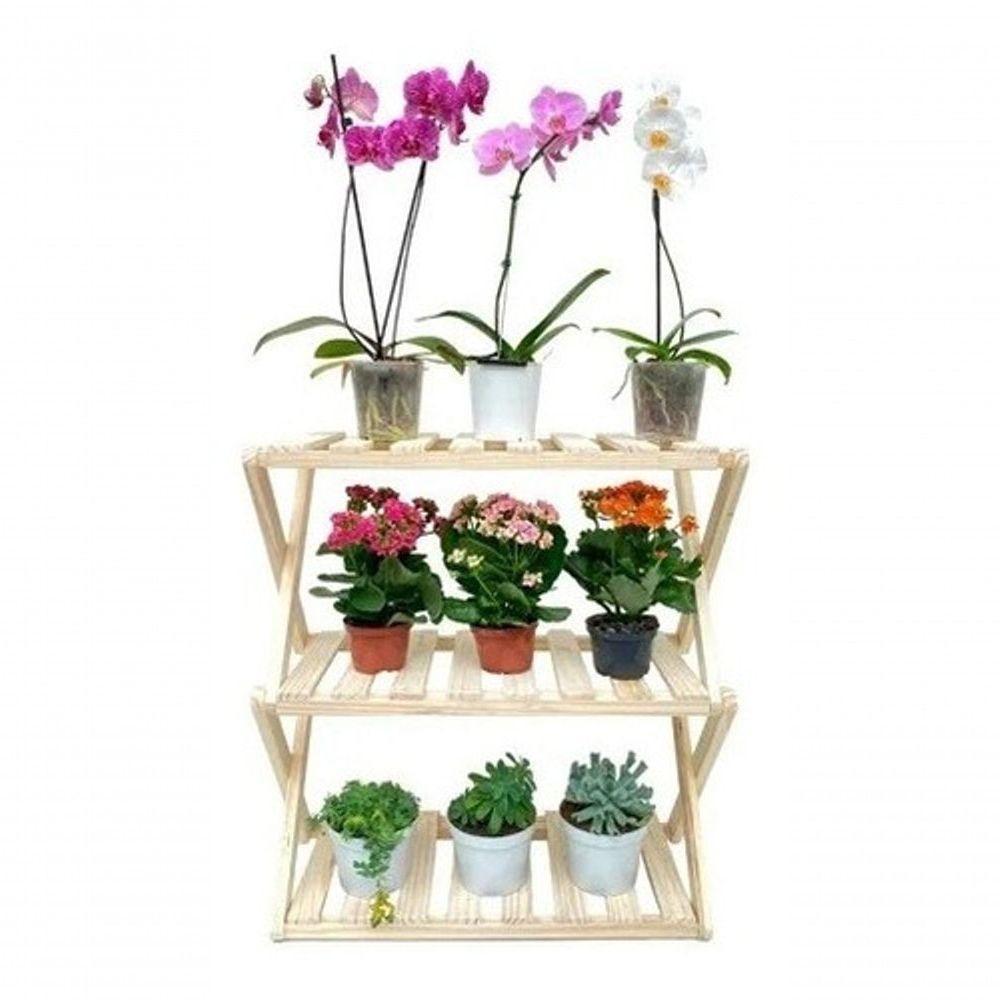 Sapateira De Madeira Para Calçados E Vasos  - 4