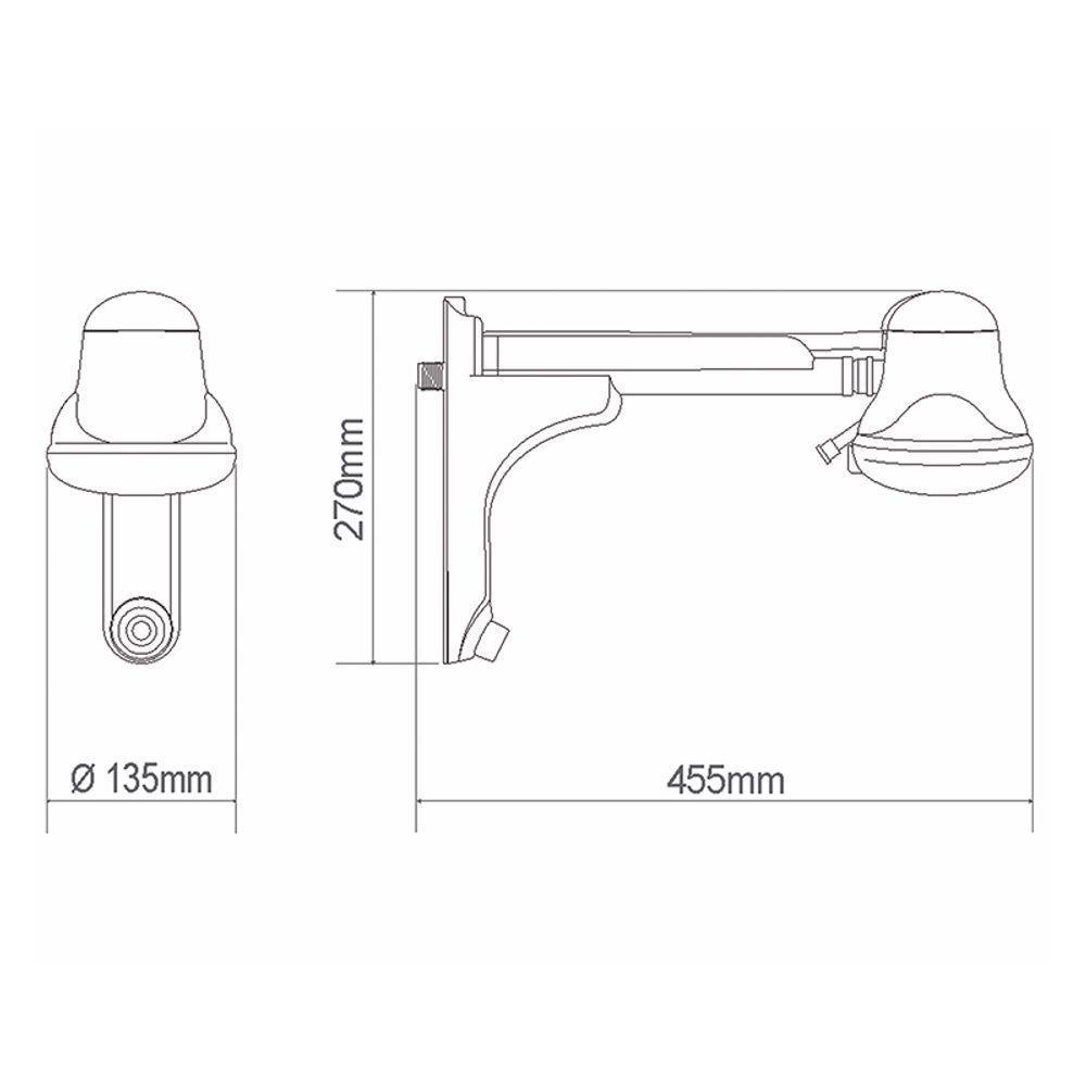 Chuveiro Fame Super Ducha Eletrônico Blindado Branco 220v - 2